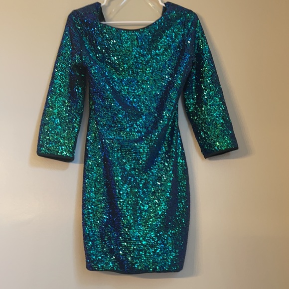 Fashion Nova Dresses & Skirts - Green Sequin Dress